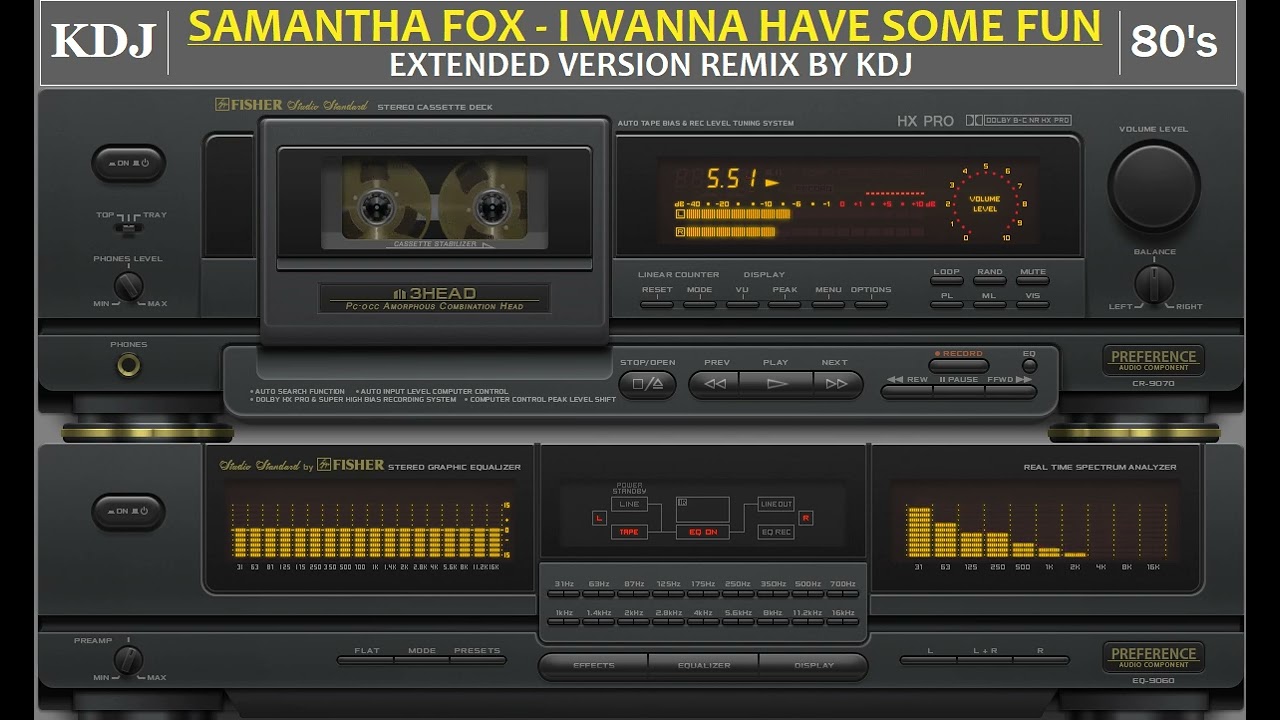 Samantha Fox - I Wanna Have Some Fun (Remix By Kdj)