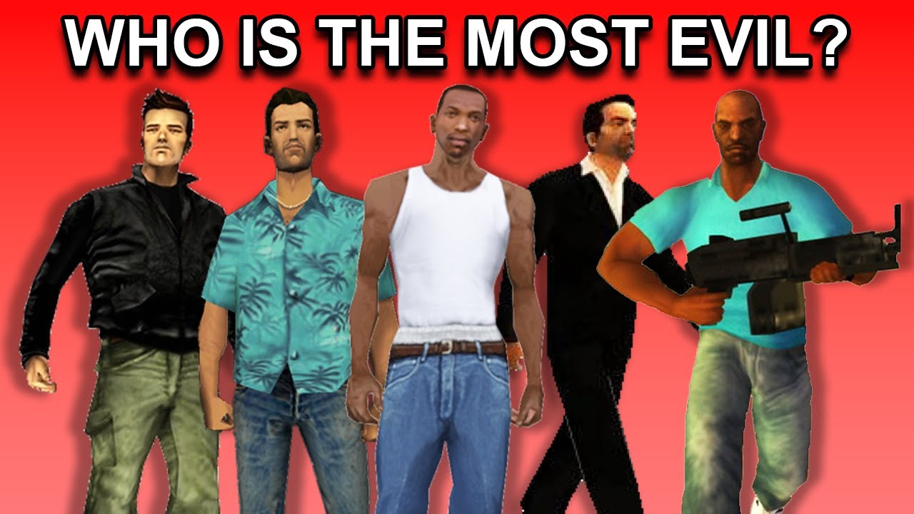 Which GTA Protagonist was the MOST EVIL? (Ranking GTA Characters)
