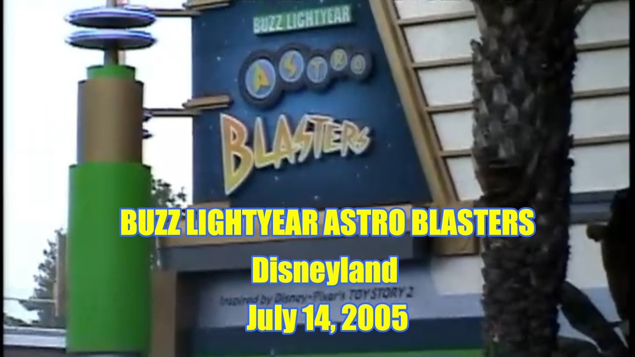 Buzz Lightyear Astro Blasters - July 14, 2005 - Disneyland - queue, ENTIRE ride, exit