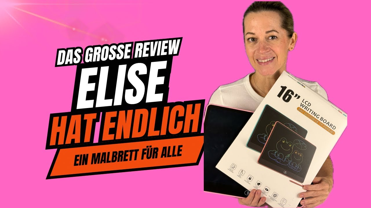 Die perfekte LCD-Schreibtafel 🖌️Kreativ zeichnen, schreiben und löschen – ganz ohne Papier!