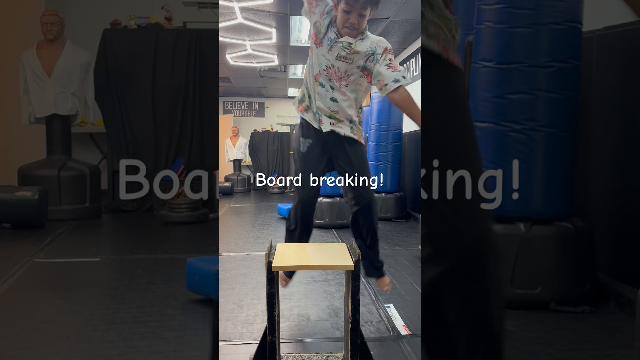 Board breaking! #martialarts #viral @PointFighterLive @DailyConnor8