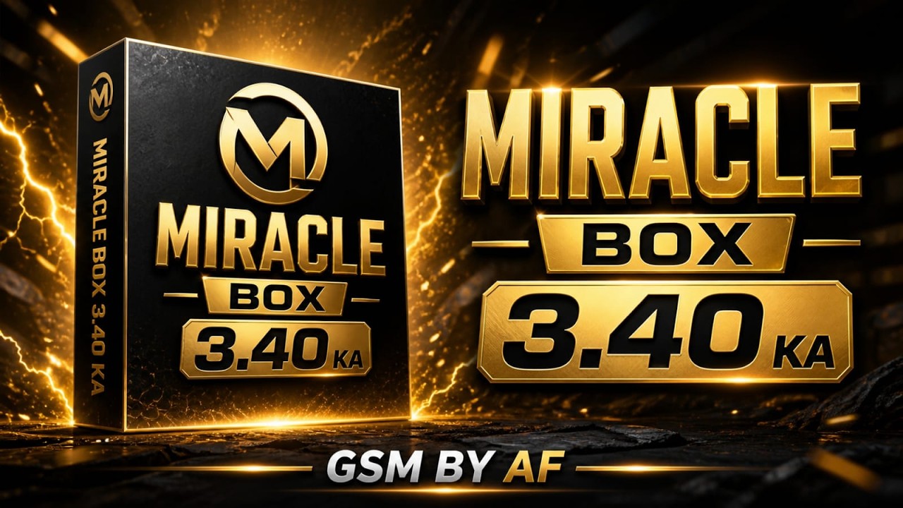 Miracle Box 3.40 By Ali Usama Also By AF #subscribe #share #like