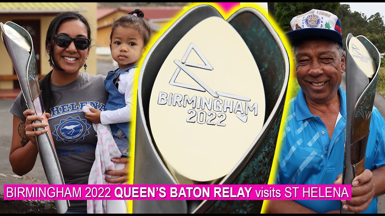 Birmingham 2022 Commonwealth Games Queens Baton Relay visits St Helena