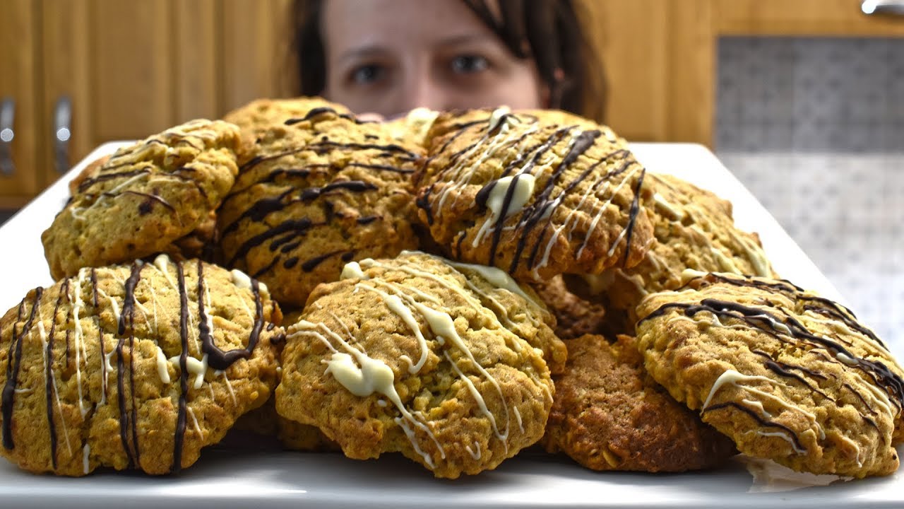 Kókuszos zabpelyhes keksz recept