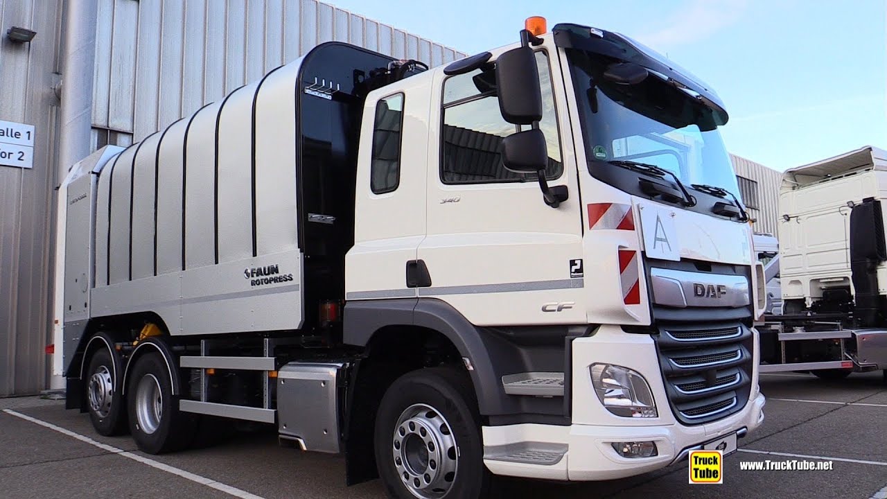 2020 DAF CF 340 Faun RotoPress Garbage Truck - Exterior Walkaround