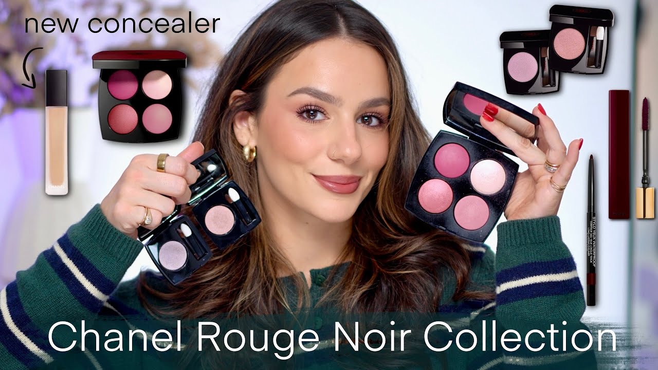 NEW CHANEL ROUGE NOIR COLLECTION + ULTRA LE TEINT CONCEALER  Review || Tania B Wells