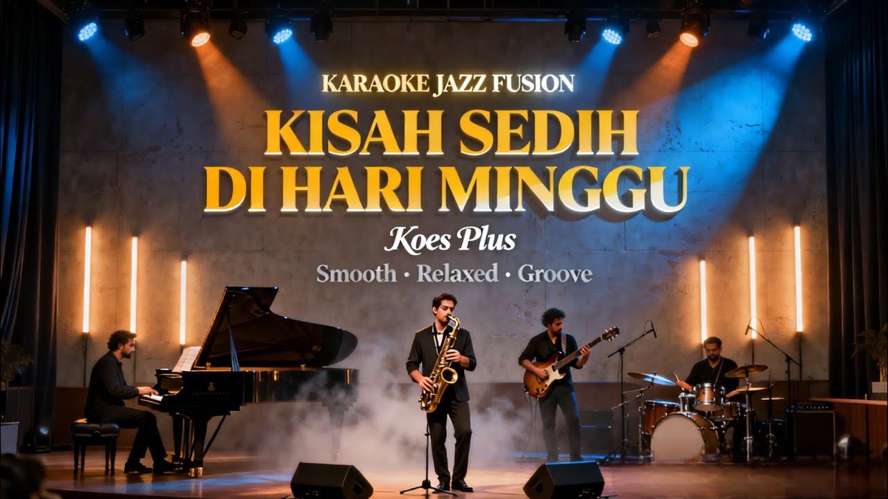 [KARAOKE] Kisah Sedih Di Hari Minggu - Koes Plus | Jazz Fusion Version | Smooth & Emotional Groove 