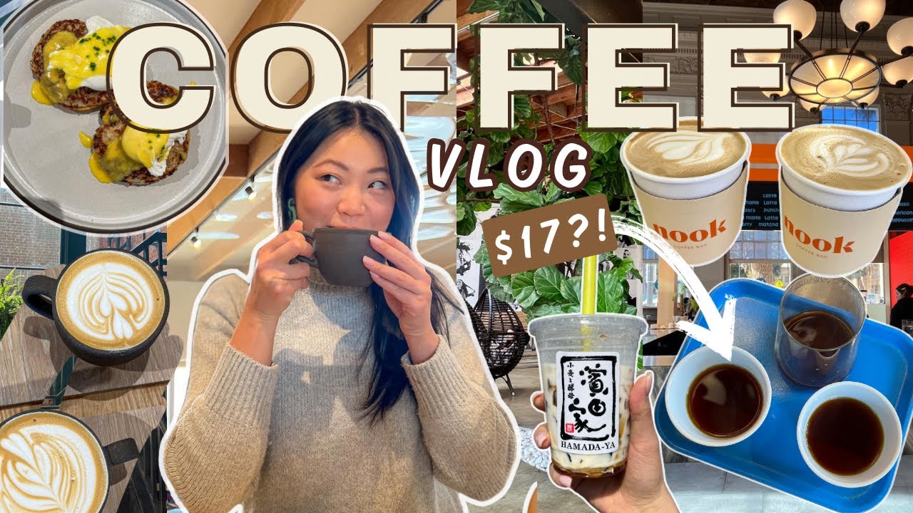 Cafe Hopping in Orange County, CA so YOU don't have to | Coffee Vlog pt. 1 - coffee and pastries ☕️