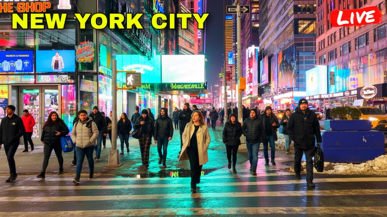 IRL New York City Friday Evening Walk In Manhattan (13th February 2026)