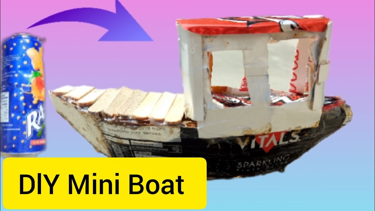 DIY Mini Boat 🚤 | Amazing Recycled Craft Idea