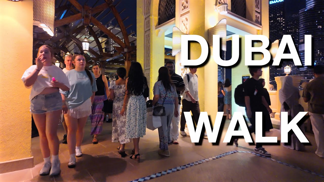 [4K HDR] DUBAI FOUNTAIN SHOW 4K HDR (Part 3) | Night Crowd & Music Vibes | Dubai 2025 🇦🇪