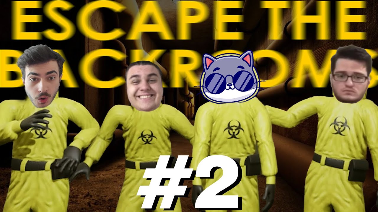BU NASIL SON?! | EKİPLE ESCAPE THE BACKROOMS | w/@MASKARR | PART #2