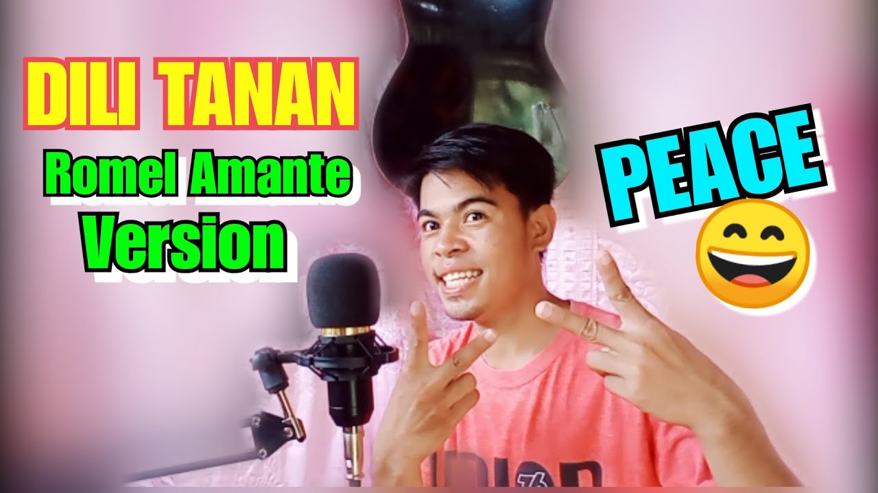 ROMEL AMANTE VERSION DILI TANANG AMIGO KAUBAN, DILI TANANG KAUBAN AMIGO 😂