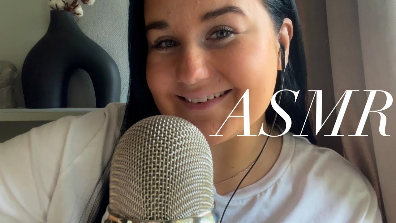 ASMR - mic brushing med personal attention 💕 tapping och scratching🌸