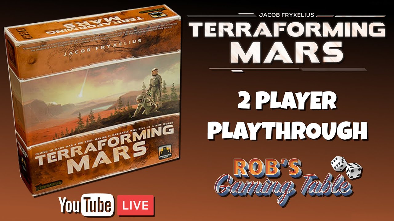 Terraforming Mars Playthrough (2 Players)