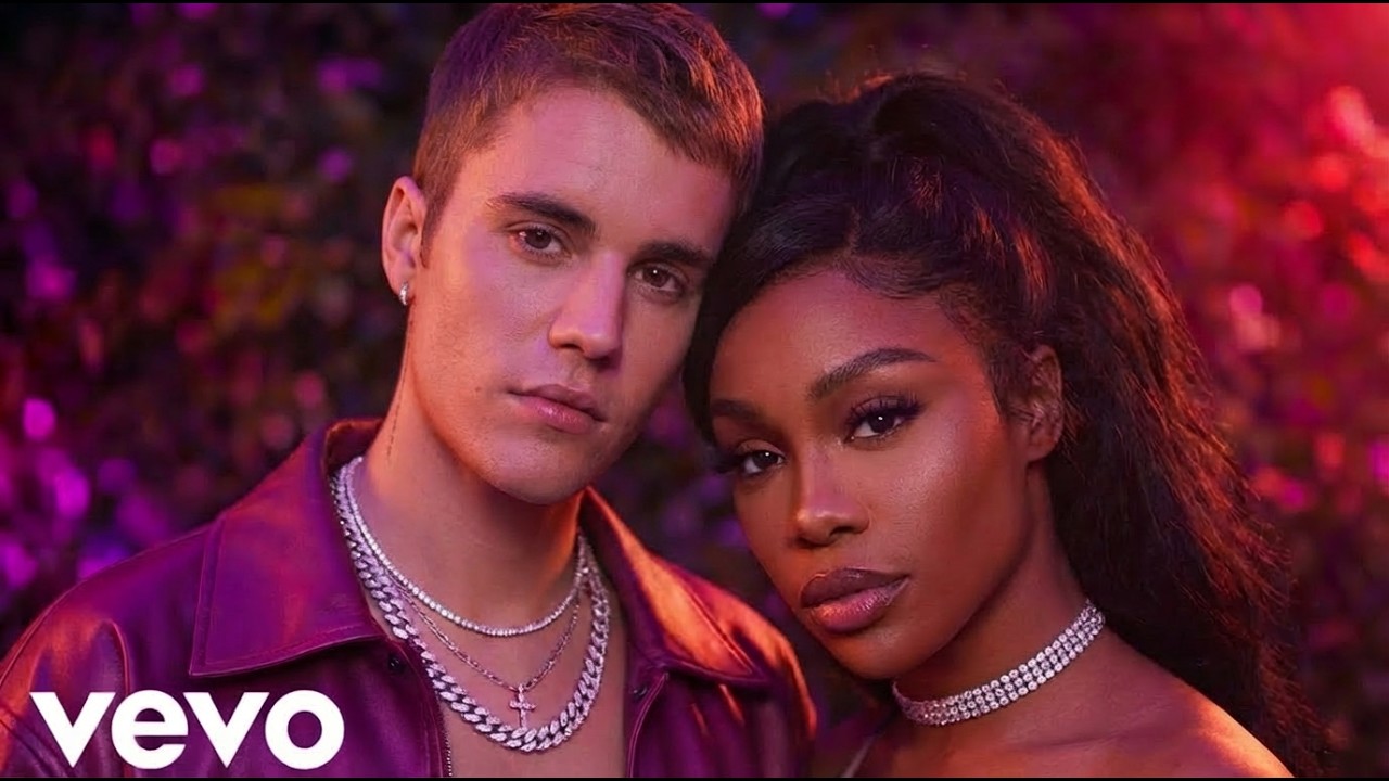 Justin Bieber & SZA - I Stayed When You Left ( Official Lyrics Video)