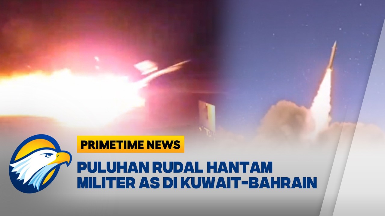 Rudal Rudal Iran Tak Henti Targetkan Pangkalan AS  - [Primetime News]