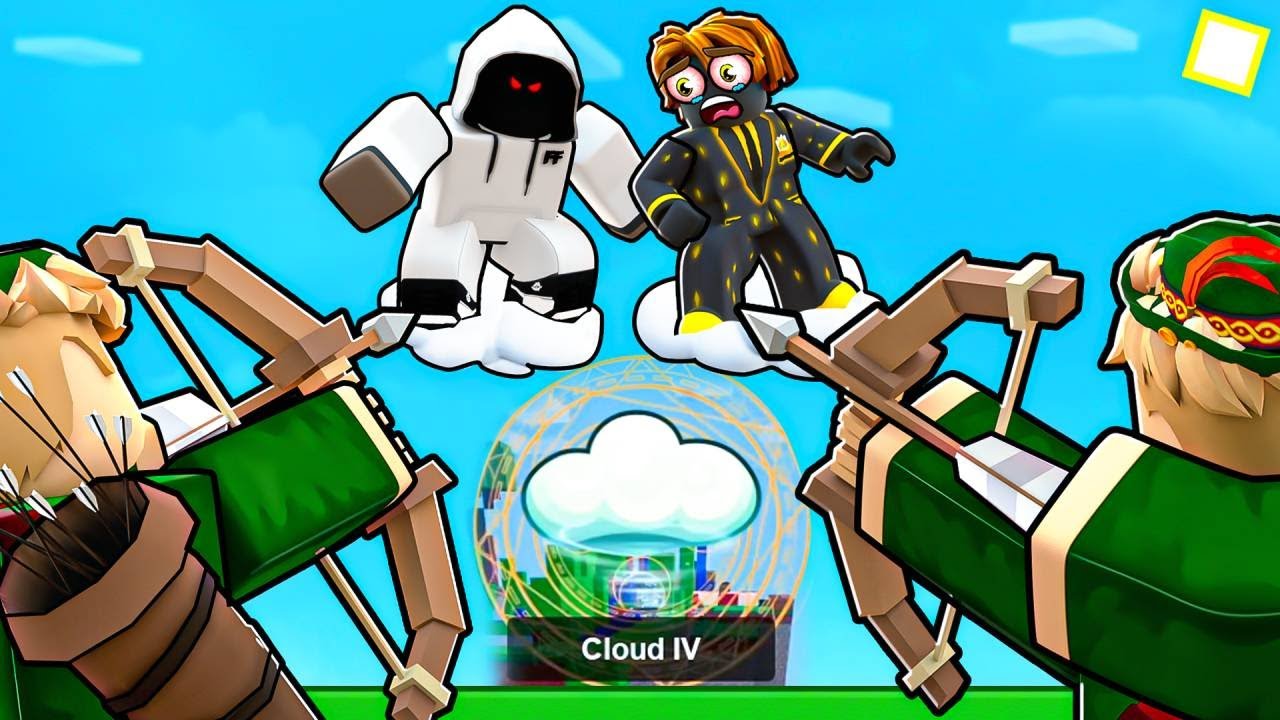 The NEW CLOUD Enchant Is OVERPOWERED.. (Roblox Bedwars)