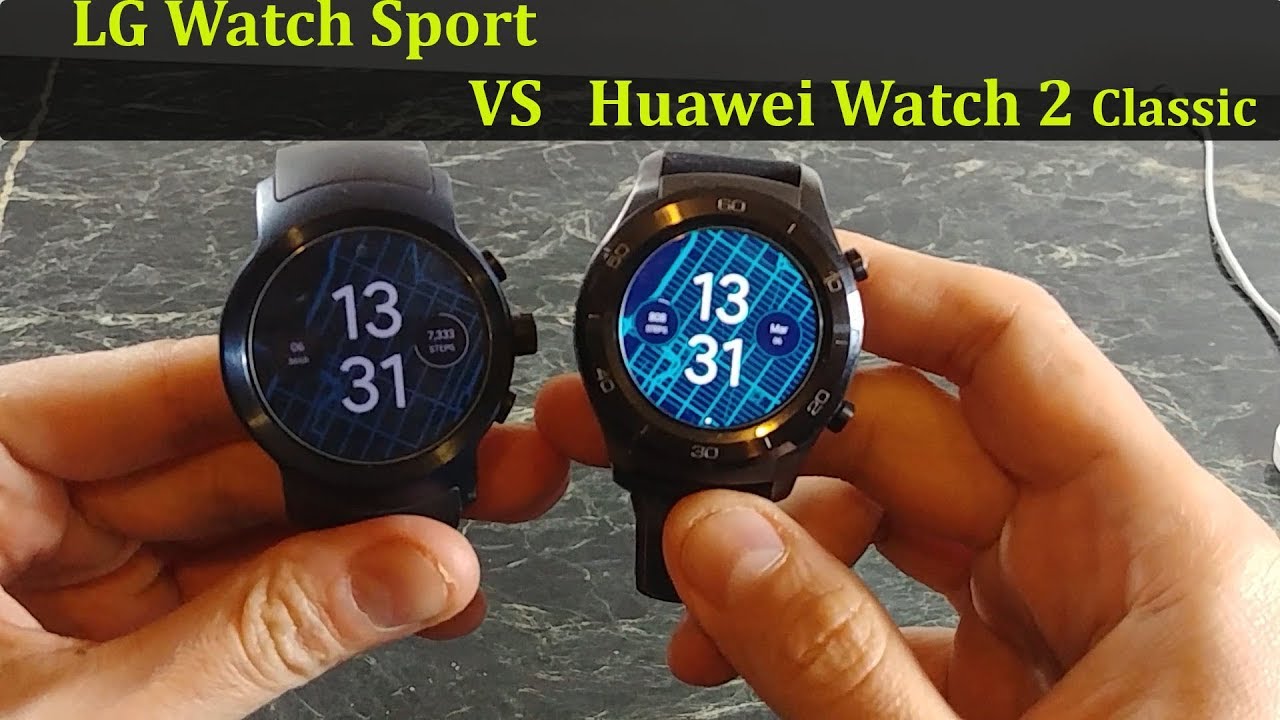LG Watch Sport vs Huawei Watch 2 : Which is for you?