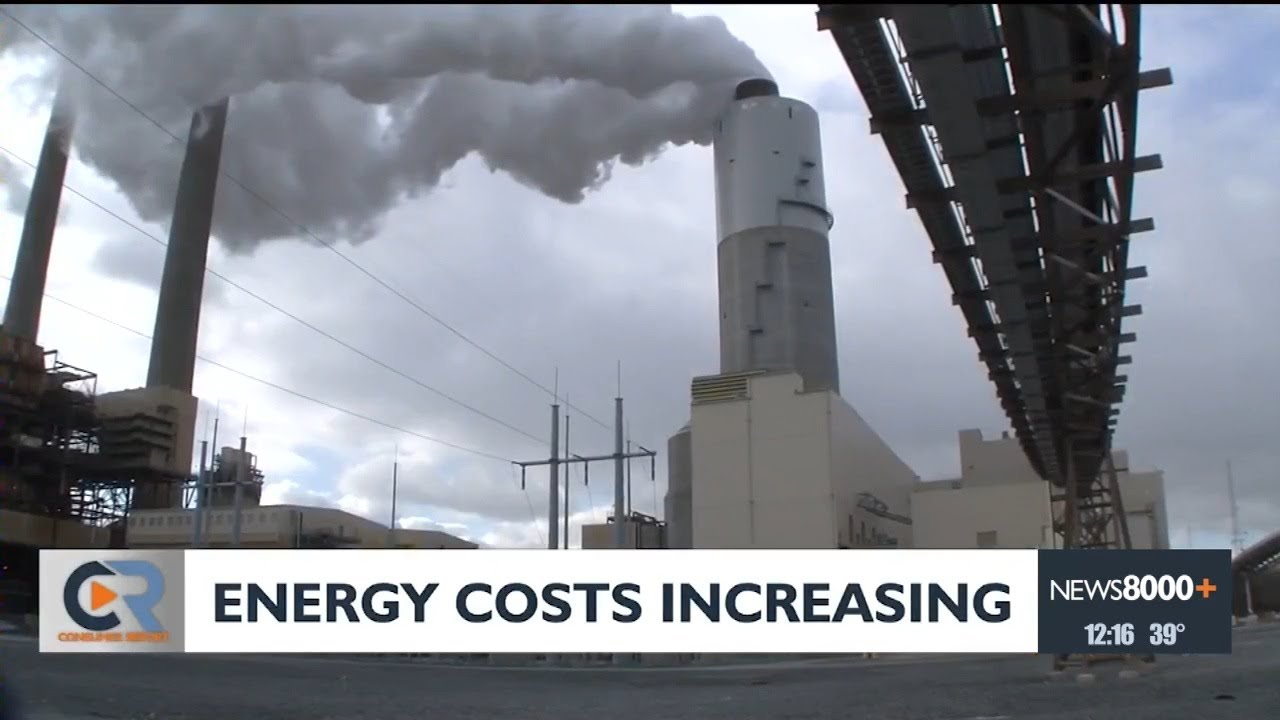 Energy costs increasing
