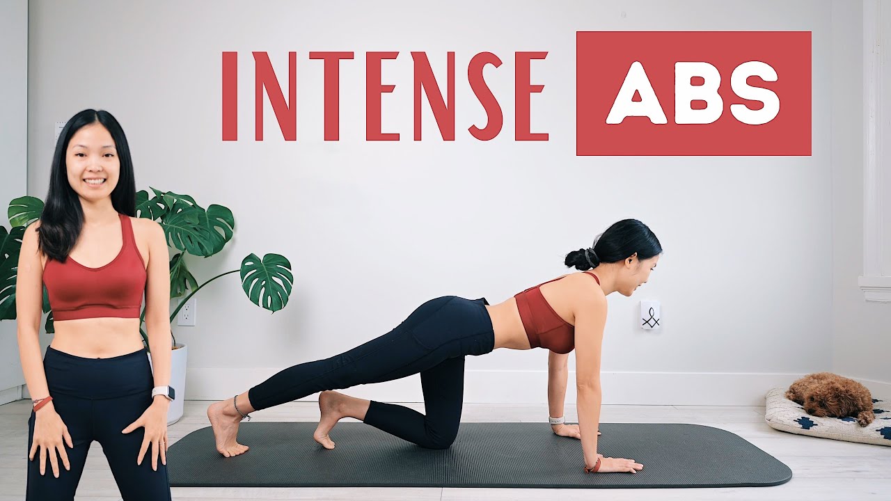 20 MIN ABS INTENSE WORKOUT 🔥💛