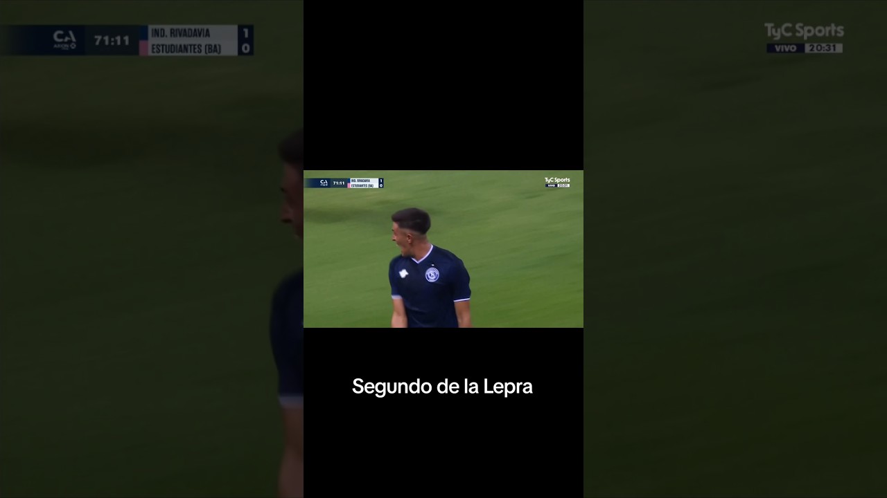 ⚽ GOL DE INDEPENDIENTE RIVADAVIA ⚽Ríos marca el 2-0 para la Lepra mendocina.