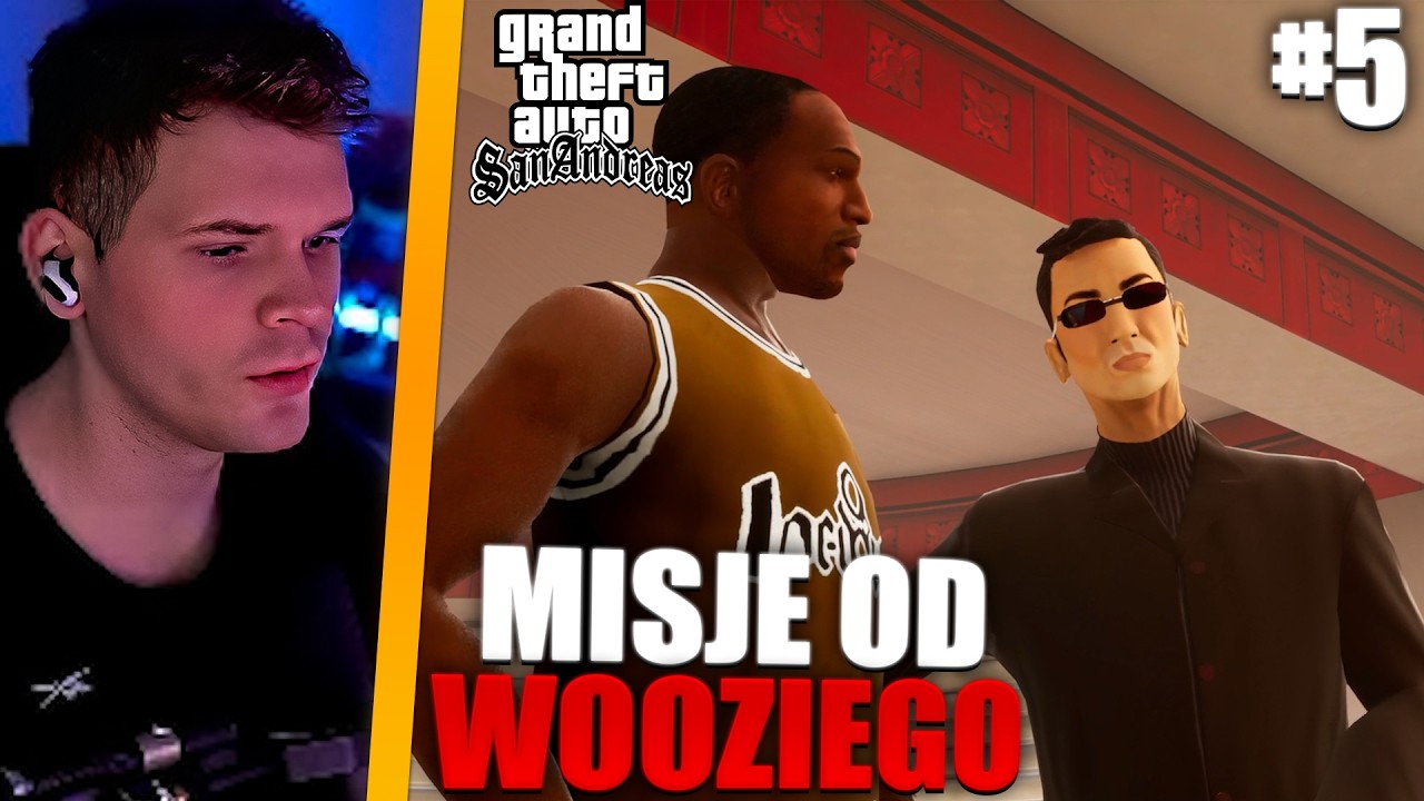 GUCIO | GTA: San Andreas [LEKTOR PL] #5 I MISJE OD WOOZIEGO I NAJLEPSZE MOMENTY STRIMA #999