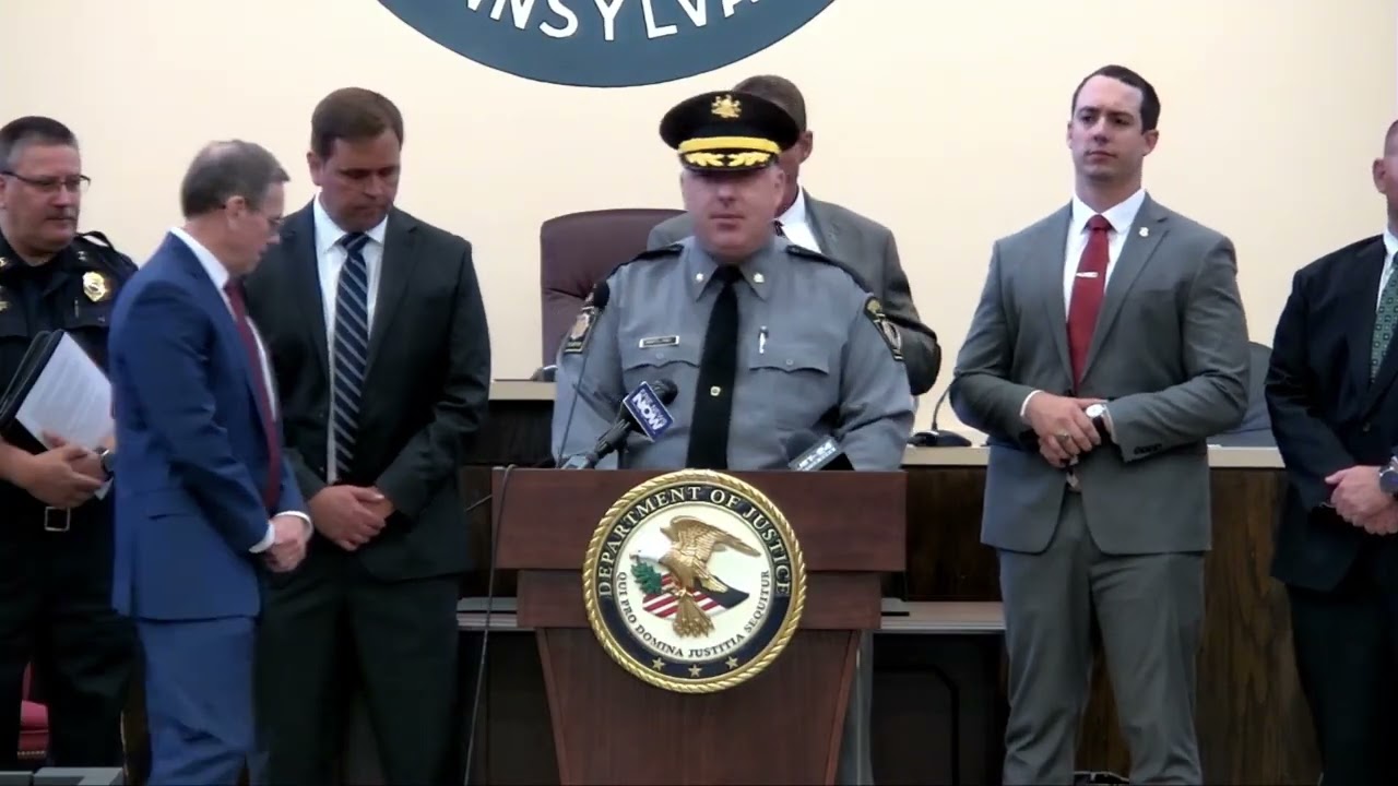FBI, Erie Police Department announcement on Erie drug raids -  June 9th, 2023