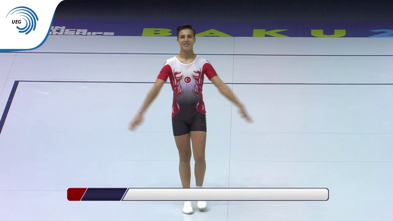 Ahmet Meric TURMAMIS (TUR) - 2019 Junior Aerobics Europeans, individual men final