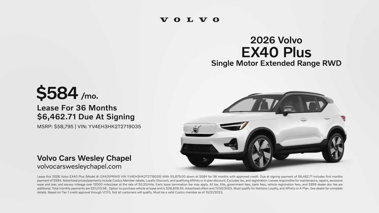 Volvo EX40 01/27/2026 6821595