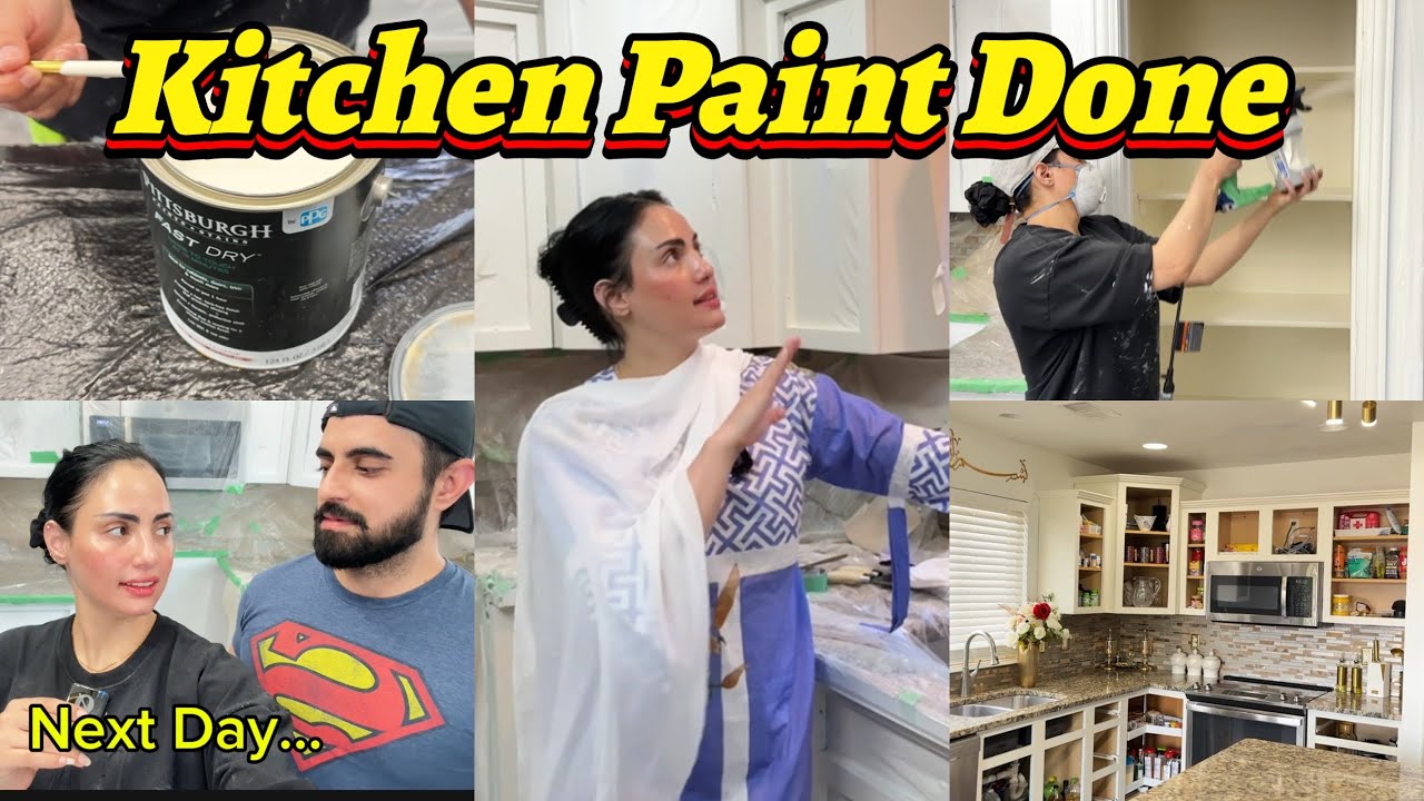Kitchen Renovation Vlog | Painting Cabinets + Remodeling Progress👌🏽