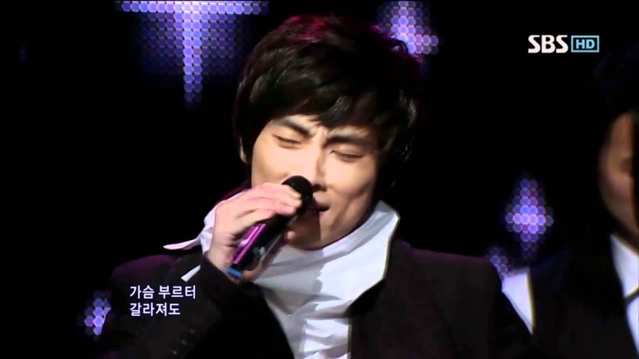 Min Kyung Hoon - It Hurts Because Its Love @ SBS Inkigayo 인기가요 100207