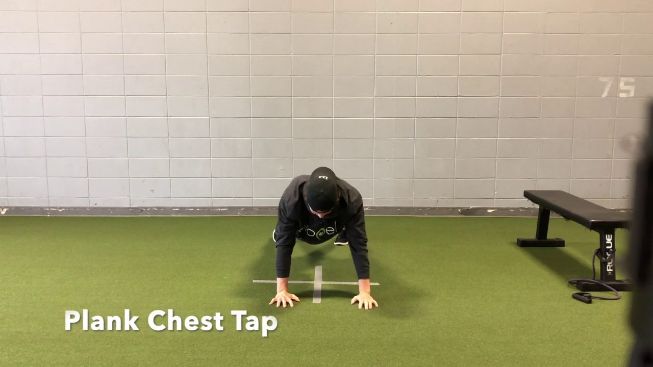 Plank Chest Tap
