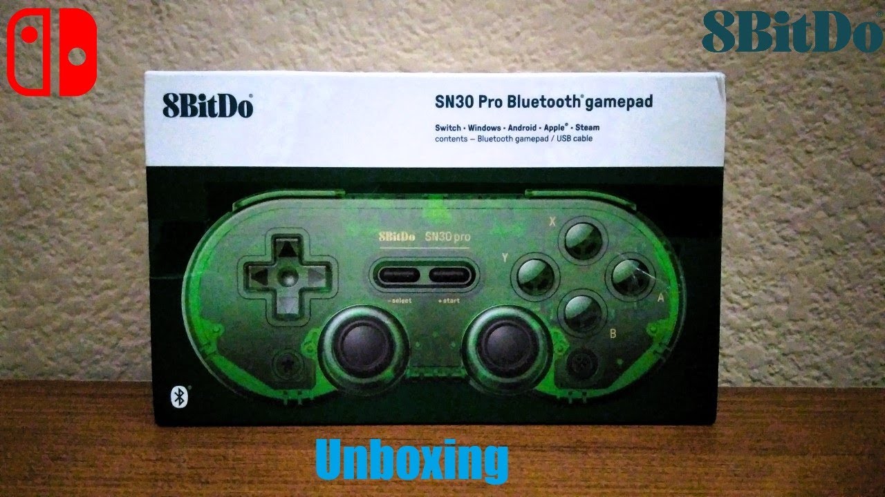8BitDo SN30 Pro Controller Unboxing | A Modern Retro Style Gamepad