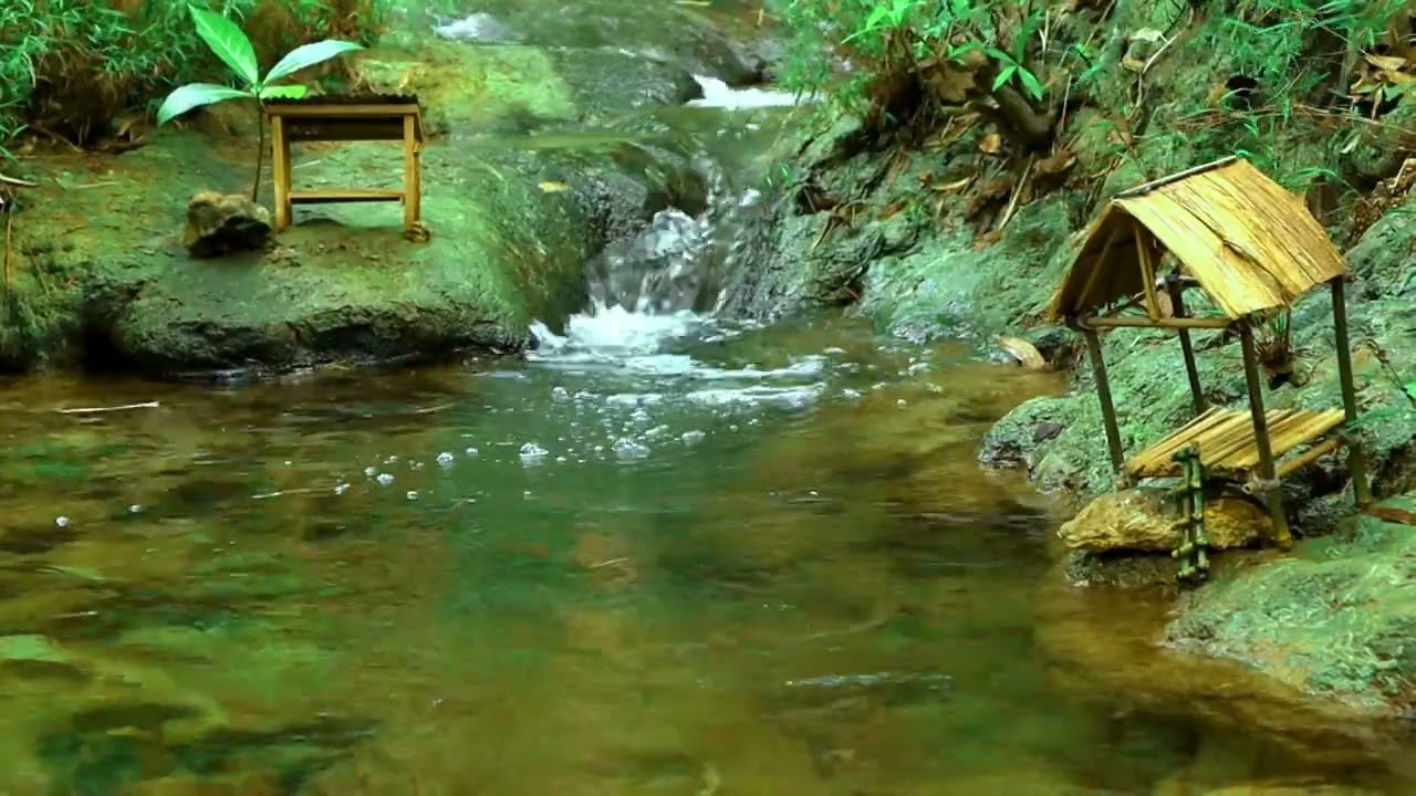 Silent in the Wooden Hut by the River