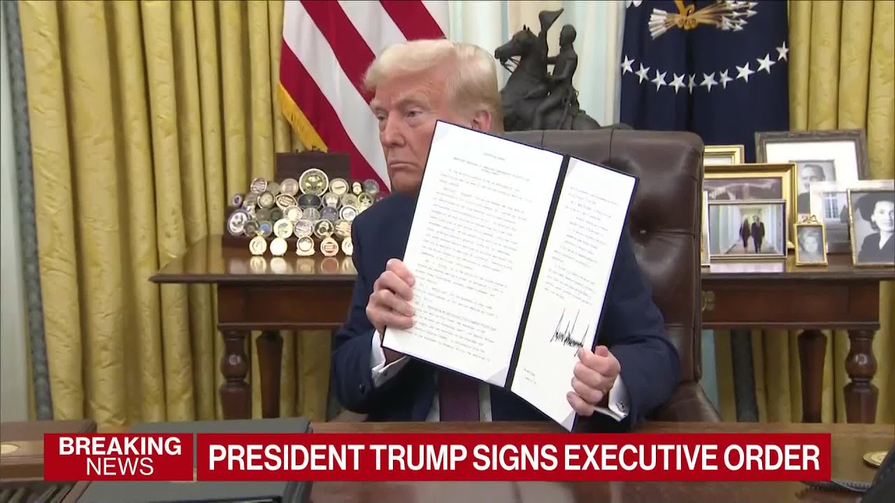 Trump Signs Executive Orders on AI, Crypto, JFK, MLK, RFK
