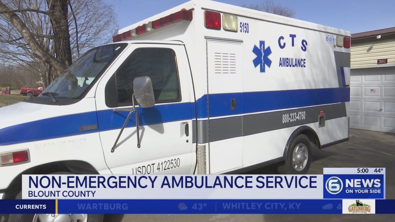 New non-emergency ambulance service coming to Blount County
