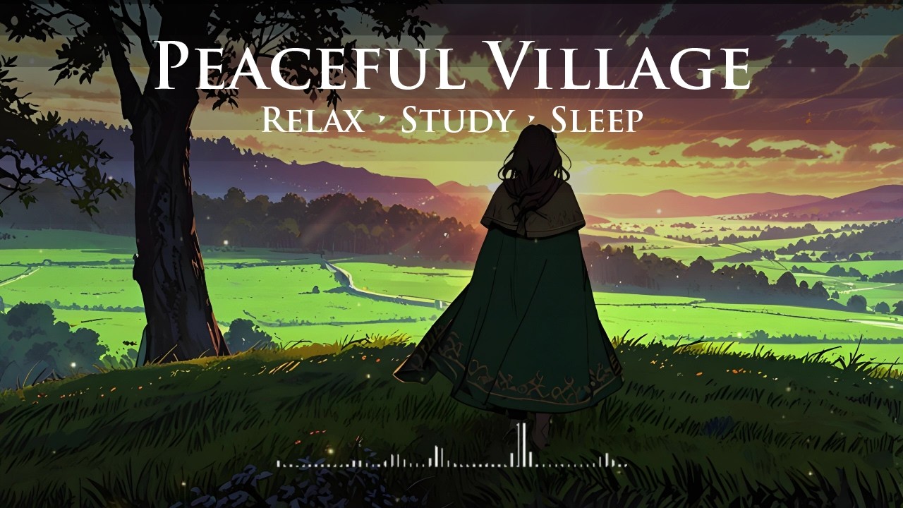 Peaceful Magical Medieval Village | Calm Instrumental Music for Relaxation