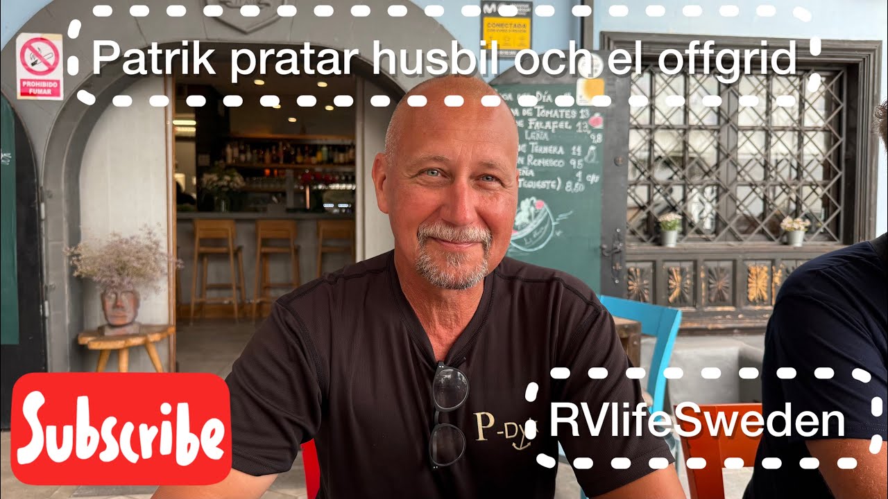 Patrik pratar husbil, ström och leva off grid!