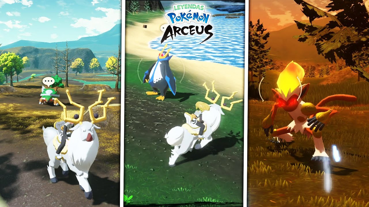 LOCALIZACIÓN de TODOS los INICIALES (INFERNAPE, EMPOLEON, TORTERRA y MÁS) LEYENDAS POKÉMON: ARCEUS