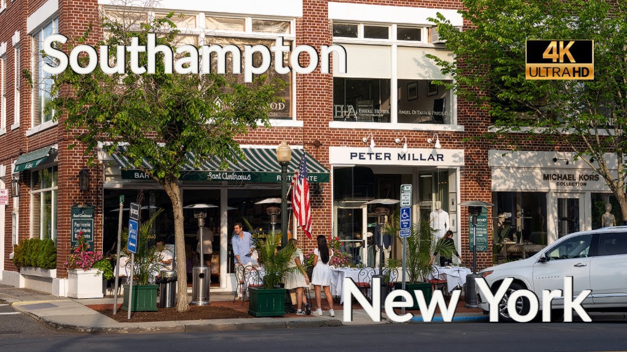 Walking Southampton, New York [4K] : Southampton | The Hamptons