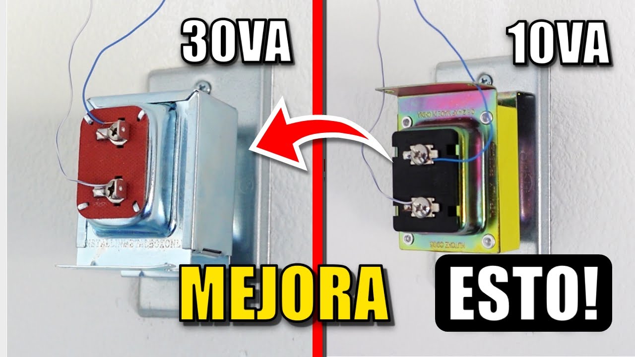 C&oacute;mo Instalar un Transformador de Timbre de 16V 30VA