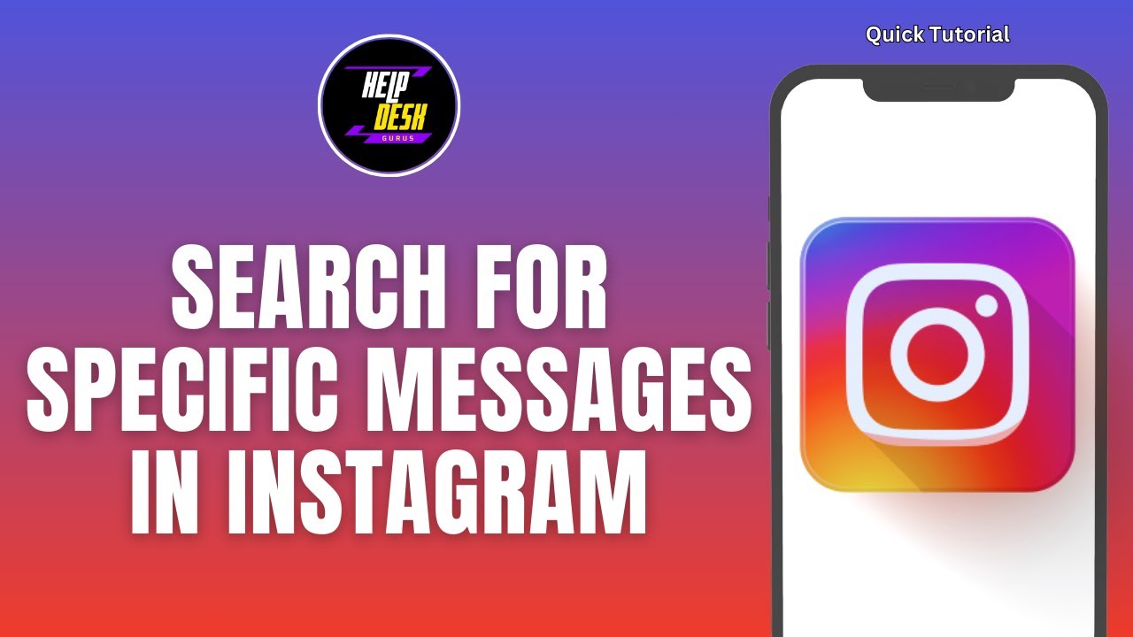 How To Search For Specific Messages In Instagram