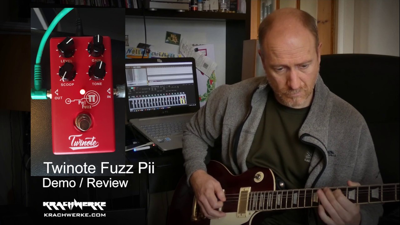 Twinote Pii Fuzz Pedal Demo & quick Review - Twinote π Fuzz