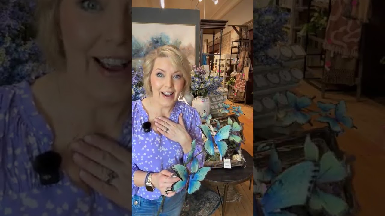New collection reveal!! This Spring home decor look is called Monet’s Garden 💙🪻