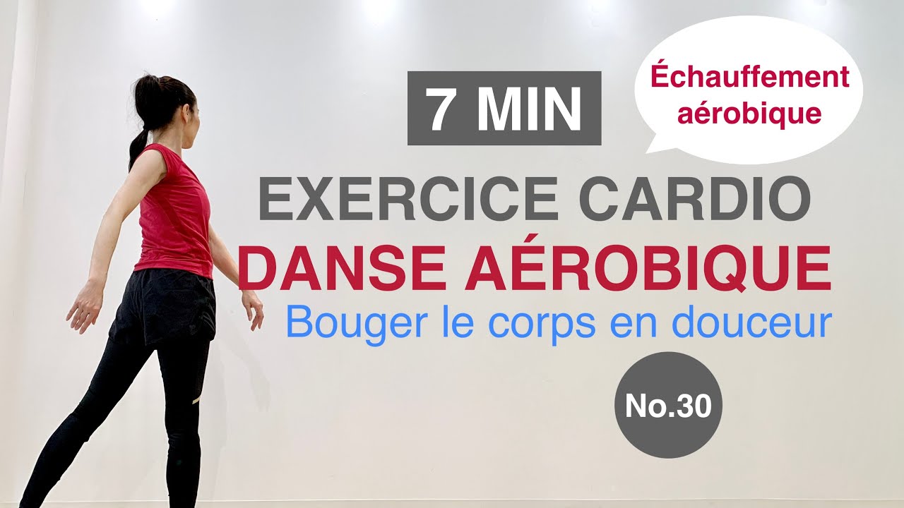 7 MIN EXERCICE CARDIO DOUX-échauffement du corps//7 MIN GENTLE CARDIO EXERCISE-warm up your body