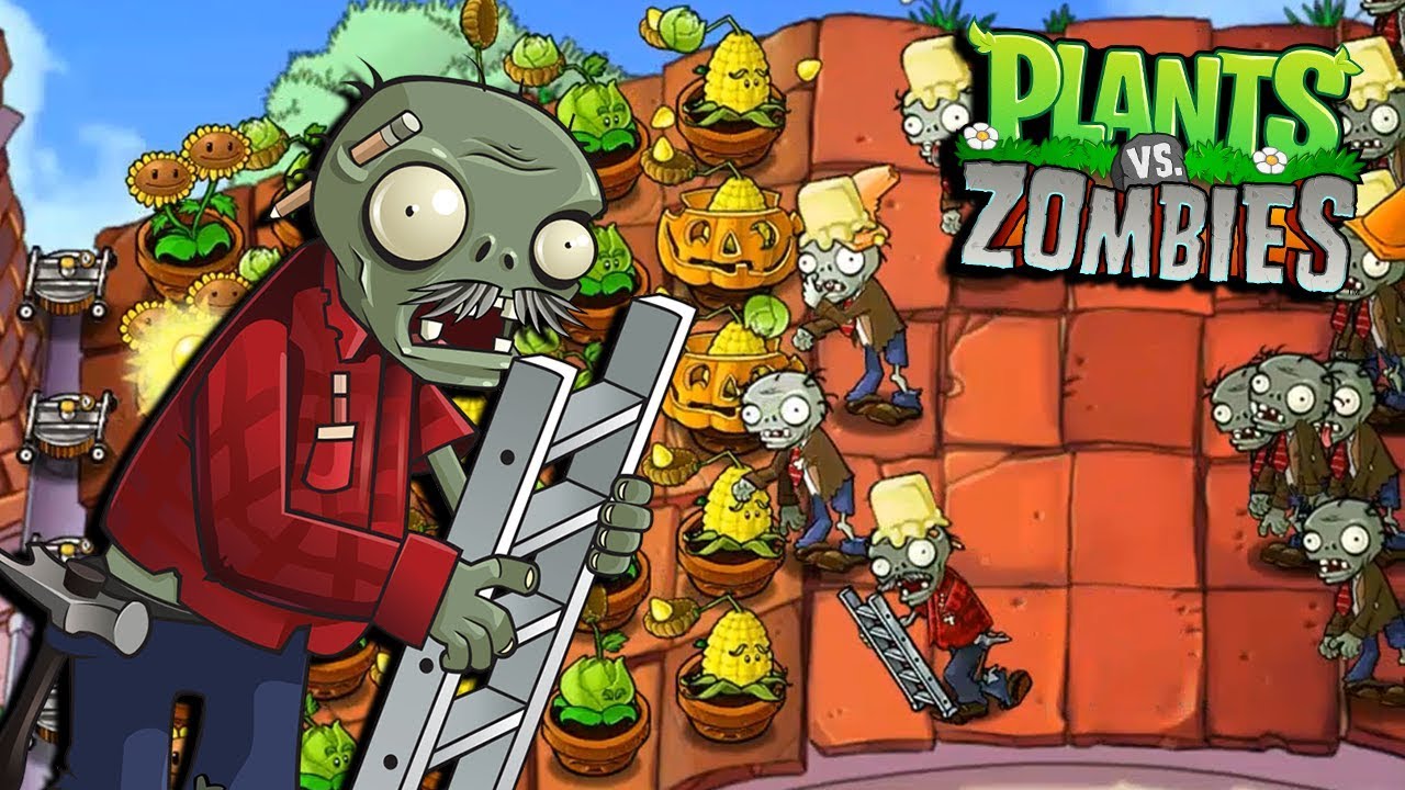 LOS ZOMBIES EN EL TEJADO - Plants vs Zombies
