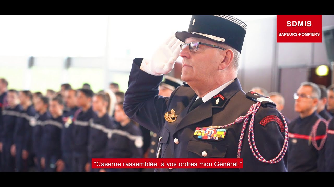 Passation de commandement de la caserne de Mions