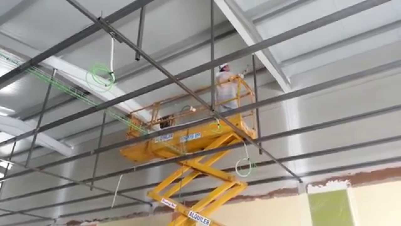 Aplicación pintura ignífuga
