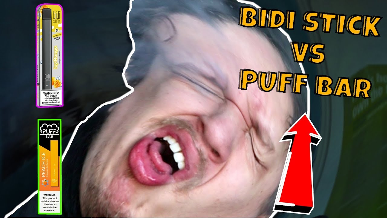 Bidi Stick Disposable Vape Pen vs Puff Bar Peach Ice Review